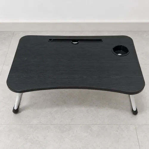 Mesa dobrável para notebook com porta-copo ? sem uso