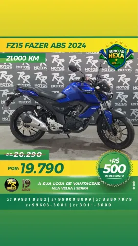 Moto Yamaha FZ15 ABS  FAZER  2024
