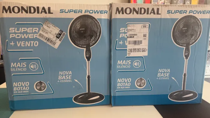 MONDIAL Ventilador Coluna 110V, 40cm, 6 pás, Super Power - VSP-40C-B