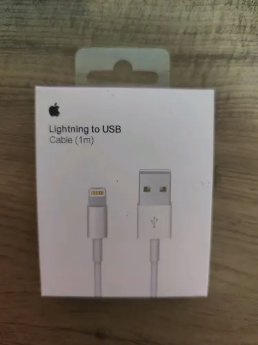 cabo lightning usb apple 1m branco