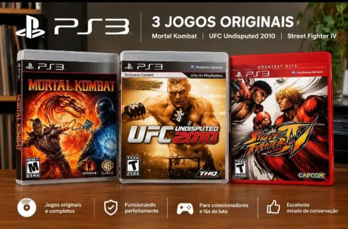 PlayStation 3 (jogos de luta originais) PS3