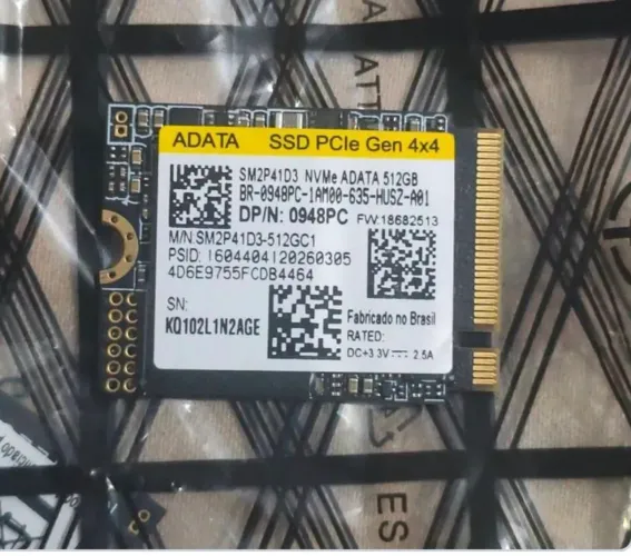 SSD nvme 512gb
