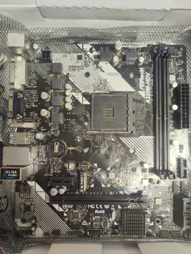 Placa AM4 A320 AsRock, slots NVME completa - Passo Cartão !