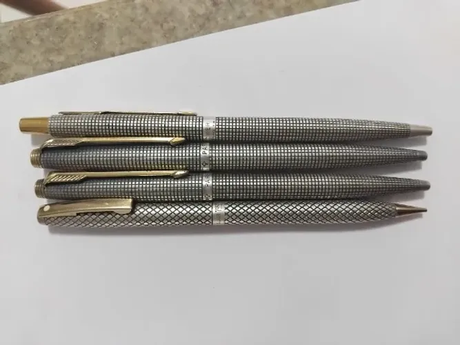 Canetas parker 75 ciselle (prata esterlina)