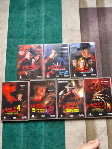Coleção filmes A Hora do Pesadelo 7 filmes Freddy Gruguer Terror