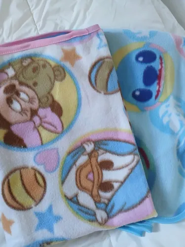 2 mantas infantil da Disney