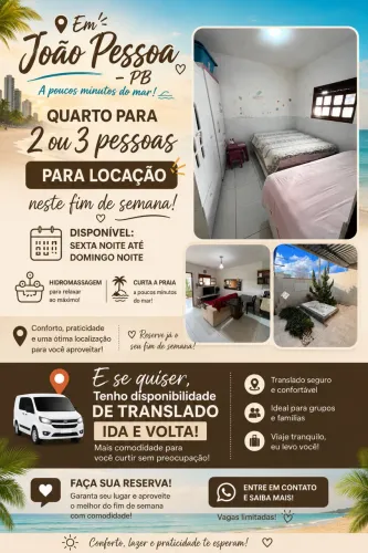 Aluguel de quarto fds