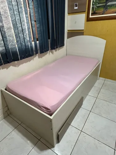 Cama solteiro mdf