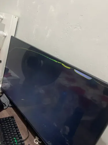 Tv com tela queimada