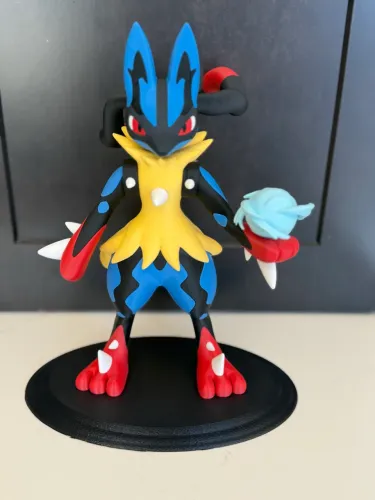 FIGURE 3D MEGA LUCARIO