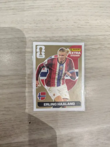 Figurinha Legend Erling Haaland Extra Sticker Copa 2026 - Ouro