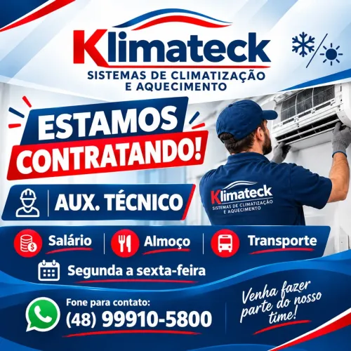 Vaga para Aux Técnico