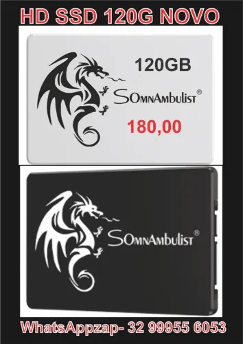 HD SSD 2.5 -120GB SomnAmbulist unidade de estado sólido (novo)