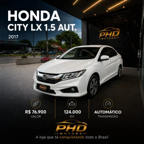 Honda City Sedan LX 1.5 Flex 16V 4P Aut. 2017