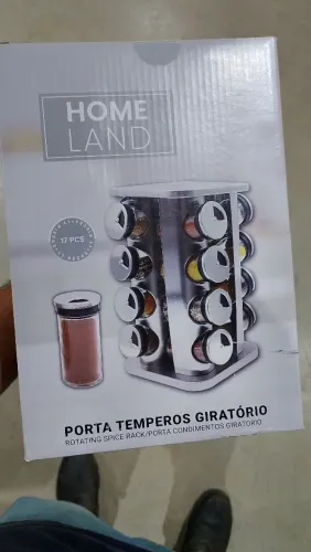 Porta tempero giratório 