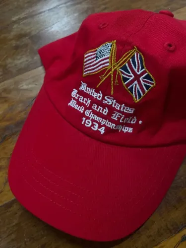 Boné Polo Ralph Lauren Duas Bandeiras Vermelho 