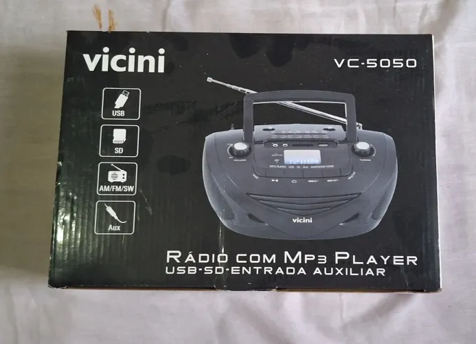 RADIO COM USB e MP3
