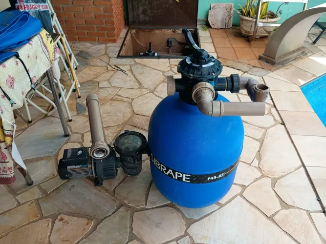 Filtro areia Sibrape Fs 45 e motor 1/2 - Piscina