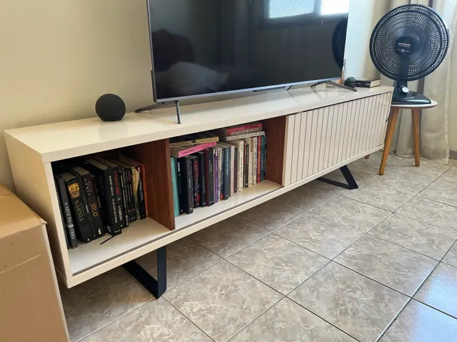 Rack para TV até 70? 1 Porta DJ Móveis Gret