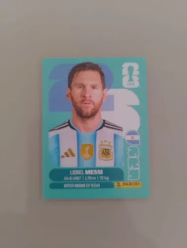 Figurinha da copa Messi