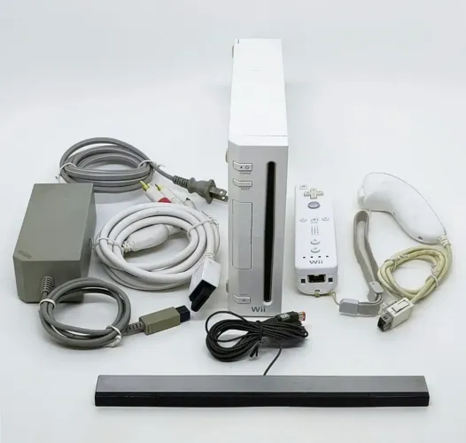 Nintendo Wii Completo Desb. C/jogos + Jogo Wii Play