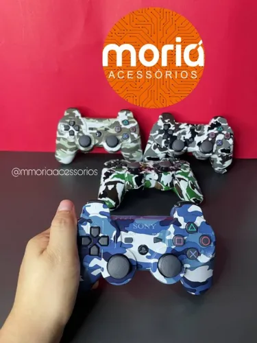 Controle PS3 Sem Fio Wireless Camuflado