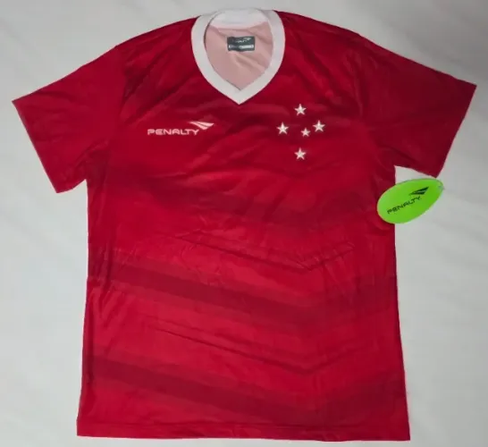 Rara Camisa do Cruzeiro Vermelha 2015 Penalty Treino Tamanho M Futebol