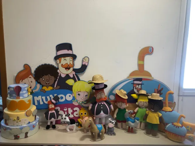 Decoração de Festa Mundo Bita em Feltro