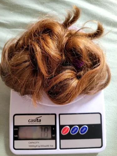 Cabelo humano infantil 