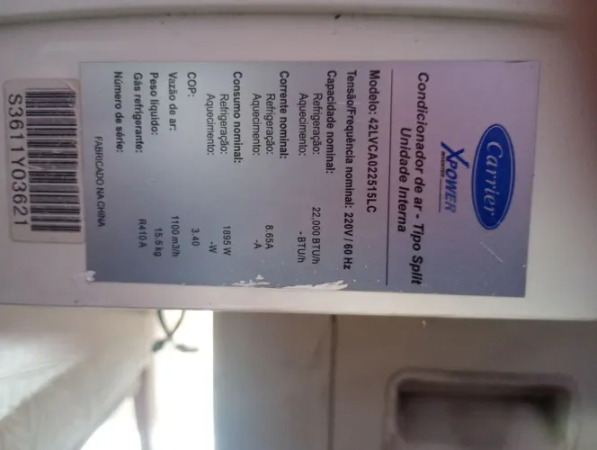 SPLIT CARRIER 22.000btus