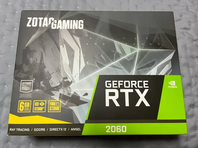 Placa de vídeo Zotac RTX2060 6GB GDDR6
