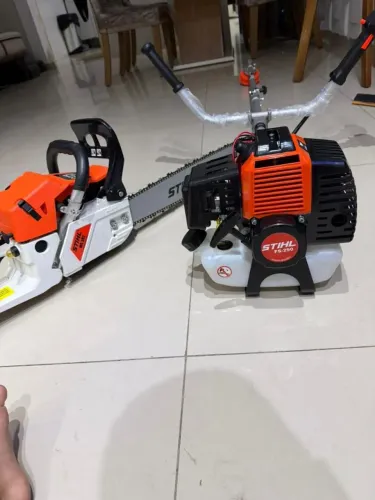 Kit lindo roçadeira e motosserra