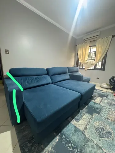 Sofa três peças retrátil 2999 por 599