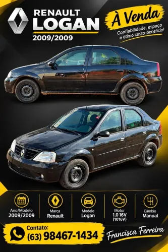 Renault Logan Authentique Hi-flex 1.0 16V 4P 2009