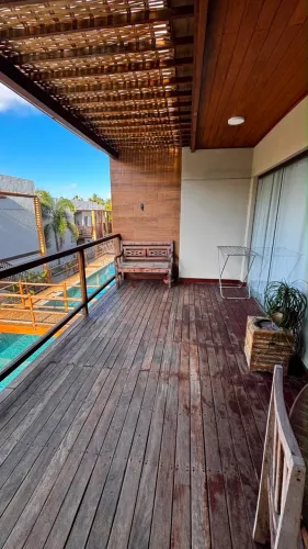 Apartamento pé na areia fundo encontro do rio com o mar