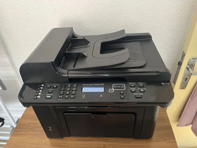 Impressora multifuncional HP laser jet m1536 usada com toner