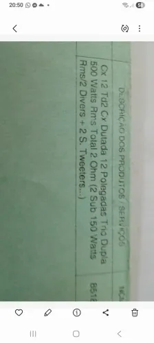 Caixa de som automotivo 