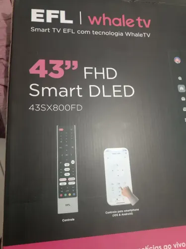 Vendo tv 43 polegadas nova
