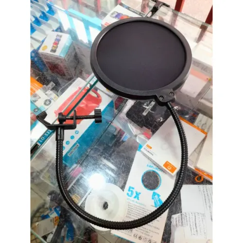 Pop Filter Para Microfone Voz Vocal Filtro Estúdio