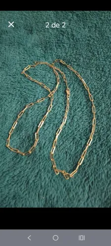 Cordão de ouro 18k 9.5 valor 5 mil só hoje pra sair rápido