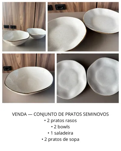 Conjunto de louças - Semi novas 