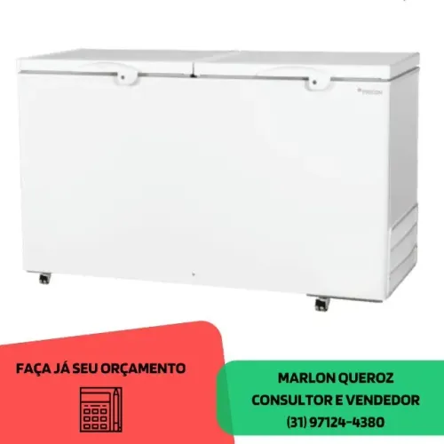 Freezer Horizontal 411L Tampa Cega Fricon