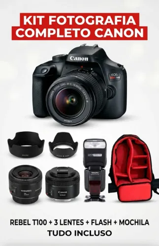 Kit fotografia Canon 
