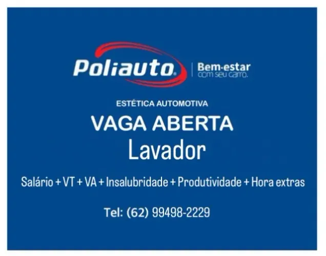 LAVADOR DE VEÍCULOS