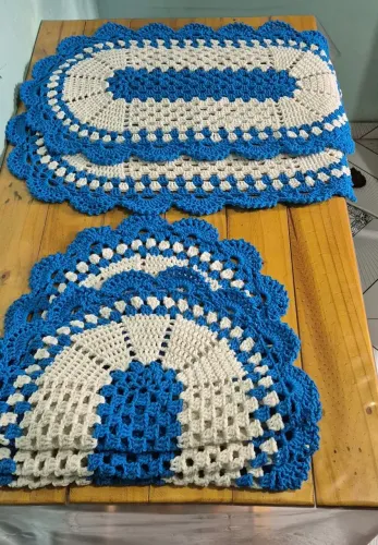 Jogo de Passadeira em Crochê 