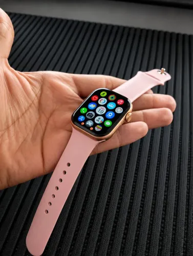 Smartwatch Mini Feminino Rosé Gold