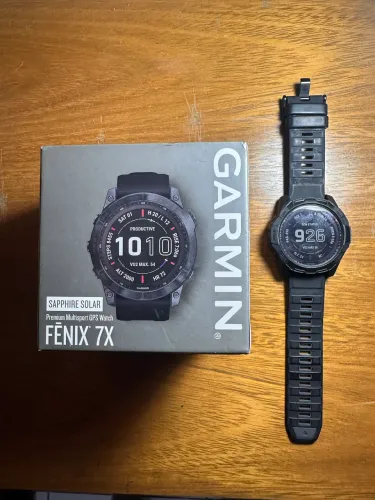 VENDO GARMIN 7x FÊNIX SAPPHIRE SOLAR SEMINOVO - R$ 4.000