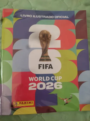 Álbum Oficial da Copa - 400 figurinhas coladas