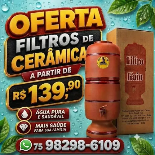 Filtros de cerâmica em promoção - A partir de: