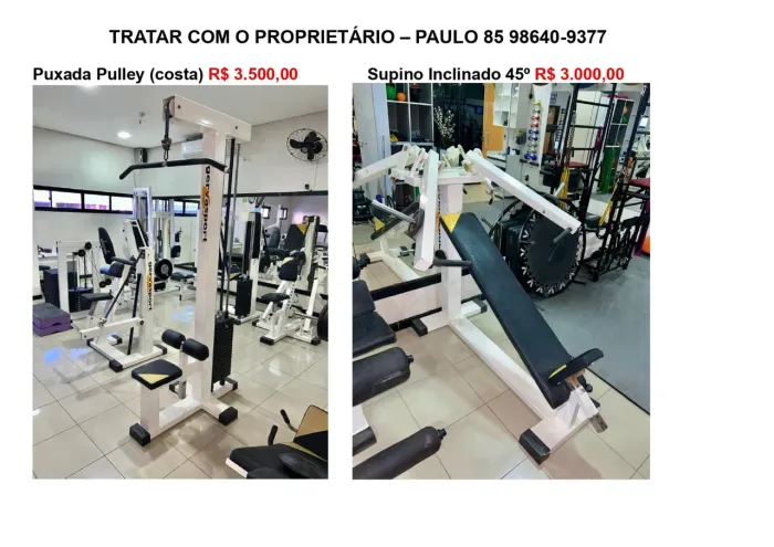 APARELHOS PARA ACADEMIA